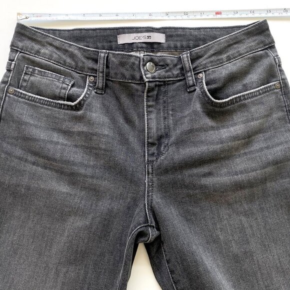 Joe's Jeans Womens Straight Ankle Jeans Size 28x27 Gray Mid Rise Stretch Comfort - Picture 7 of 10
